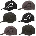 Alpinestars Corp Shift 2 Flexfit 帽子メンズ カジュアル サマー ベースボール キャップ ブラック グレー Alpinestars Corp Shift 2 Flexfit Hat Mens Casual Summer Baseball Cap Black Grey