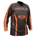 Wulfsport 大人用リニア モトクロス ジャージ 2023 モトクロス MX クワッド ATV トップ オレンジ Wulfsport Adults Lin...