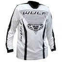 Wulfsport 大人用リニア モトクロス ジャージ 2023 モトクロス MX クワッド ATV トップ ホワイト Wulfsport Adults Lin...