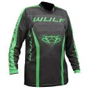 Wulfsport 大人用リニア モトクロス ジャージ 2023 モトクロス MX クワッド ATV トップ グリーン Wulfsport Adults Lin...