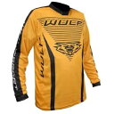 Wulfsport 大人用リニア モトクロス ジャージ 2023 モトクロス MX クワッド ATV トップ イエロー Wulfsport Adults Lin...