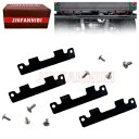 テールゲート テールゲート ヒンジ プレートとネジ ヤマハ Rhino 450 YXR450 2006-2009用 Tail Gate Tailgate Hinge Plates and Screws For Yamaha Rhino 450 YXR450 2006-2009