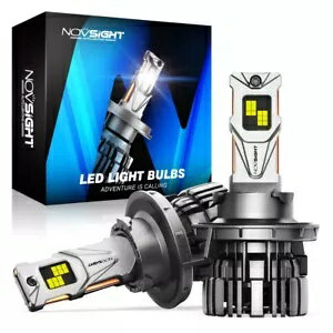 NOVSIGHT 30000LM H13 9008 LED إåɥ饤ȹӡ 6500K ۥ磻Ķ⵱ NOVSIGHT 30000LM H13 9008 LED Headlight High Low Beam 6500K White Super Bright