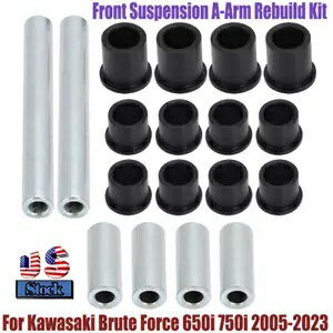 A-Arm フロントブッシュピン再構築キット Kawasaki Brute Force 650i 750i 2005-23用 A-Arm Front Bushing Pin Rebuild Kit For Kawasaki Brute Force 650i 750i 2005-23