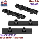 クランププレート - グリップ 4インチ x 5/8インチ ほとんどの車用 O ライナーフレームアンカークランプ 4 個セット Clamp Plate -Grip 4" x 5/8" For Most Car O Liner Frame Anchoring Clamps Set of 4