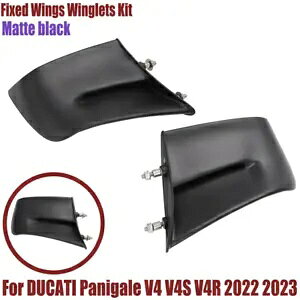 ドゥカティ パニガーレ V4 V4S V4R 2022 2023 固定翼スポイラー、小翼、フェアリング用 For DUCATI Panigale V4 V4S V4R 2022 2023 Fixed Wing Spoiler, Small Wing, Fairing