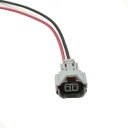 1X デンソーボトムスロットサイドフィード燃料インジェクターコネクタマツダスバルトヨタ用 1X Denso Bottom Slot Side Feed Fuel Injector Connectors For Mazda Subaru Toyota