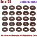25X ジョンソンエビンルード OMC アウトボードキャブレター/マニホールド O リング、335362 0335362 25X For Johnson Evi...
