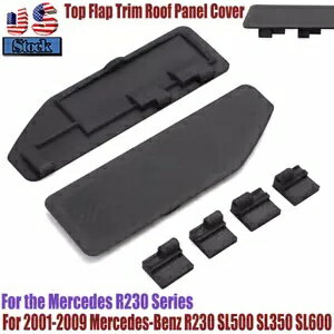 メルセデス R230 SL500 SL350 SL600 B コンバーチブルトップフラップトリムルーフパネルカバー For Mer..