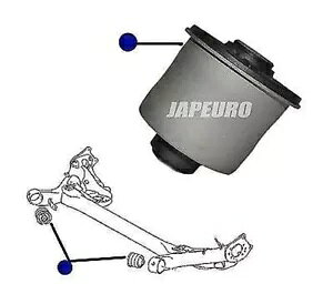 トヨタ ヴァーソ 2009-2014 リアアクスルトレーリングアームクロスメンバーサブフレームブッシュセットに適合 Fits Toyota Verso 2009-2014 Rear Axle Trailing Arm Crossmember Subframe Bush Set 
