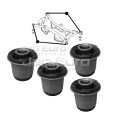 日産エクストレイル T30 01-05 リアアクスルクロスメンバーサブフレームブッシュキットに適合 Fits Nissan X-trail T30 01-05 Rear Axle Cross Member Sub-frame Bushes Kit
