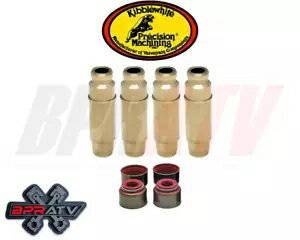 ヤマハ バイキング 700 ストック キブルホワイト ヘッド インテーク エキゾースト バルブ ガイド & シール キット Yamaha Viking 700 Stock Kibblewhite Head Intake Exhaust Valve Guides & Seals Kit(2)