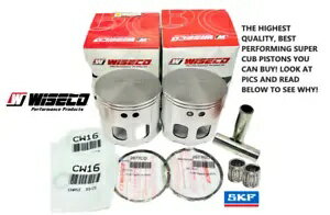 Banshee 553 ѡ֥ԥȥ 72mm 14mm  Wiseco Racer Elite ƥ󥰥ԥȥ󥻥å Banshee 553 Super Cub Pistons 72mm 14mm Cub Wiseco Racer Elite Coated Piston Set