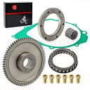 スタータークラッチワンウェイギアベアリングガスケットギアヤマハウォリアー YFM350X 87-04 Starter Clutch One Way Gear Bearing Gasket Gear for Yamaha Warrior YFM350X 87-04(2)