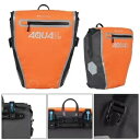 オックスフォード アクア V20 防水オートバイ パニア ロールトップ サドル バッグ オレンジ Oxford Aqua V20 Waterproof Motorcycle Pannier Roll Top Saddle Bag Orange(2)