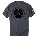 Factory Effex ヤマハ音叉 チャコールグレー T シャツ 大人用ライセンス YZ YZF WRF Factory Effex Yamaha Tuning Fork Charcoal Grey T-Shirt Adult Licensed YZ YZF WRF