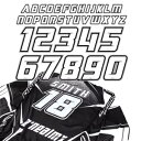 Factory Effex ジャージ アイロン接着 アイロン接着 ID キット 新品 11-82130 Factory Effex Jersey Iron On...