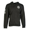 Factory Effex ヤマハ音叉ジップアップ ブラック パーカー スウェットシャツ 大人用 新品 Factory Effex Yamaha Tuning Fork Zip-Up Black Hoodie Sweatshirt Adult NEW