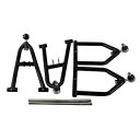 フロントアッパーロワーワイドスポーツAアームセットヤマハバンシー350 YFZ350 ALLOYWORKS Front Upper Lower WIDER SP...