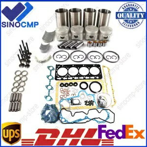 V3300 V3300T V3300-DI-T 󥸥ƹۥå ܥ M8200 ȥ饯 S250 S300 V3300 V3300T V3300-DI-T Engine Rebuild Kit For Kubota M8200 Tractor S250 S300