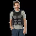 Sea-Doo OEM エアフロー PFD ライフ ジャケット ベスト L ブラック 2859840990 Sea-Doo OEM Airflow PFD Life Jacket Vest Large Black 2859840990