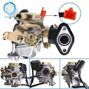 GY6 50cc 100cc ӥåܥú岽ʪ֥쥿 139QMB 139QMA  ATV 19 ߥ᡼ȥ GY6 50cc 100cc Big Bore Carb Carburetor 139QMB 139QMA Scooter Moped ATV 19mm