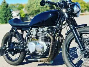 ブラックオートバイ 7/8 インチハンドルバーエンドミラーバックミラーサイドミラーカフェレーサー Blac..