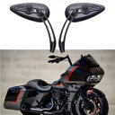 ハーレーダビッドソンロードグライドウルトラオートバイスカルボーンバックミラーサイドミラー用 For Harley Davidson Road Glide Ultra Motorcycle Skull Bone RearView Side Mirrors(2)
