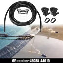 フロントガラスウォッシャーホースキット トヨタ プリウス用 3メートルホース付き ブラック Front Windshield Washer Hose Kit Fit for Toyota Prius with 3 Meter Hose Black