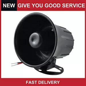 ユニバーサルワントーンカーセキュリティアラームサイレンホーン大音量スピーカー15W 1個パック Univer..