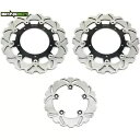 2 フロント 1 リアブレーキディスクローターヤマハ YZF-R6 YZF R6 600 2003-2004 03 04 2 Front 1 Rear Brake Discs Rotors For Yamaha YZF-R6 YZF R6 600 2003-2004 03 04(2)