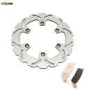 フロントブレーキディスクローターパッド ホンダ シャドウスピリット 750 VT 750 DC C2 2001-2014用 Front Brake Disc Rotor Pads for Honda Shadow Spirit 750 VT 750 DC C2 2001-2014(2)