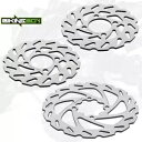 フロントリアブレーキディスクローター ヤマハ バンシー 350 YFZ350 90-06 ブラスター YFS 200用 Front Rear Brake Disc Rotors for Yamaha Banshee 350 YFZ350 90-06 Blaster YFS 200