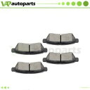 リアブレーキクリーミックパッド日産フロンティアエクステラスズキ赤道低ノイズ 4 個 Rear Brake Creamic Pads For Nissan Frontier Xterra Suzuki Equator Low Noise 4pcs