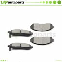 フロントブレーキクリーミックパッド 2005-2012 日産フロンティアパスファインダーエクエーターエクステラ用 Front Brake Creamic Pads For 2005-2012 Nissan Frontier Pathfinder Equator Xterra