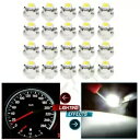 20 ホワイト B8.4D カーゲージ 5050 LED Speedo ダッシュボード ダッシュ ウェッジ サイド電球 20 White B8.4D Car G...