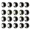 20X レッド T5/T4.7 ネオ ウェッジ LED バルブ ダッシュ A/C クライメート ヒーター コントロール ライト ランプ 20X Red T5/T4.7 Neo Wedge LED Bulb Dash A/C Climate Heater Control Lights Lamp(2)