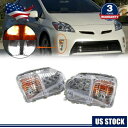 DRL LED フォグランプ信号灯 RH /LH のペア トヨタ プリウス 2012-2015 USA に適合 Pair of DRL LED Fog Lamp Signal Lights RH /LH fit for Toyota Prius 2012-2015 USA