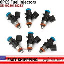 6 個燃料インジェクター 11-19 クライスラー 200 ダッジ チャージャー ジャーニー 3.6L 0280158233 用 6PCS Fuel Injec...
