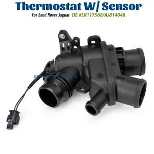 ⥹å 󥵡դ 㥬ɥС 3.0L ѡ㡼㡼 SC 󥸥 LR117568 Thermostat W/ Sensor For Jaguar Land Rover 3.0L Supercharged SC Engine LR117568