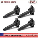 トヨタ ヤリス プリウス xA xB エコー 2001-2010 1.5L UF316 用イグニッション コイル 4 個パック Pack of 4 Ignition Coils For Toyota Yaris Prius xA xB Echo 2001-2010 1.5L UF316