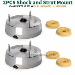 BMW X5 X6 E70 E71 フロント LH RH ストラットショックマウント & サポートアッパーロアキット用 For B..