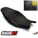 Kawasaki ER6F ER6N Ninja 650R 2005-2008 シートカバー ジェル付き Luimoto ブラック レッド Kawasaki ER6F ER6N Ninja 650R 2005-2008 Seat Cover with Gel Luimoto Black Red