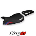 BMW S1000R M スポーツ 2021 2022 2023 シートカバー Tappezzeria レッド ブルー ホワイト HP BMW S1000R M Sport 2021 2022 2023 Seat Cover Tappezzeria Red Blue White HP(2)