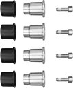 インディアン アルミニウム クイック リリース アクセサリー取り付けキット (サドルバッグ 2879740 T5 用) Indian Aluminum Quick Release Accessory Mounting Kit For Saddlebags 2879740 T5