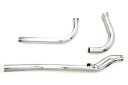 Paughco ハーレー クローム アップ スイープ ドラッグ エキゾースト ヘッダー パイプ パン V-ツイン 29-0092 X5 Paughco Harley Chrome Up Sweep Drag Exhaust Header Pipes Pan V-Twin 29-0092 X5