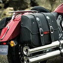 インディアン レザー サドルバッグ 2880234-01 ブラック Scout Sixty ABS 2015-2022 HB に適合 Indian Leather Saddlebags 2880234-01 Black Fits Scout Sixty ABS 2015-2022 HB