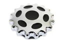 ハーレー ガスキャップ FXST ダミー スプロケット スタイル 非ベント クローム LH V ツイン 38-0664 X7 Harley Gas Cap FXST Dummy Sprocket Style Non-Vented Chrome LH V-Twin 38-0664 X7