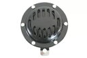 ホーン 6 ボルト ブラック グリル ユニバーサル タブ ハーレー スポーティ XL インディアン V ツイン 33-1691 Y2 Horn 6 Volt Black Grill Universal Tab Harley Sporty XL Indian V-Twin 33-1691 Y2