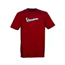 Vespa グラフィック T シャツ メンズ XL 反射ダークレッド スクーター イタリア 607088M04R3 L8 Vespa Graphic T-Shi...